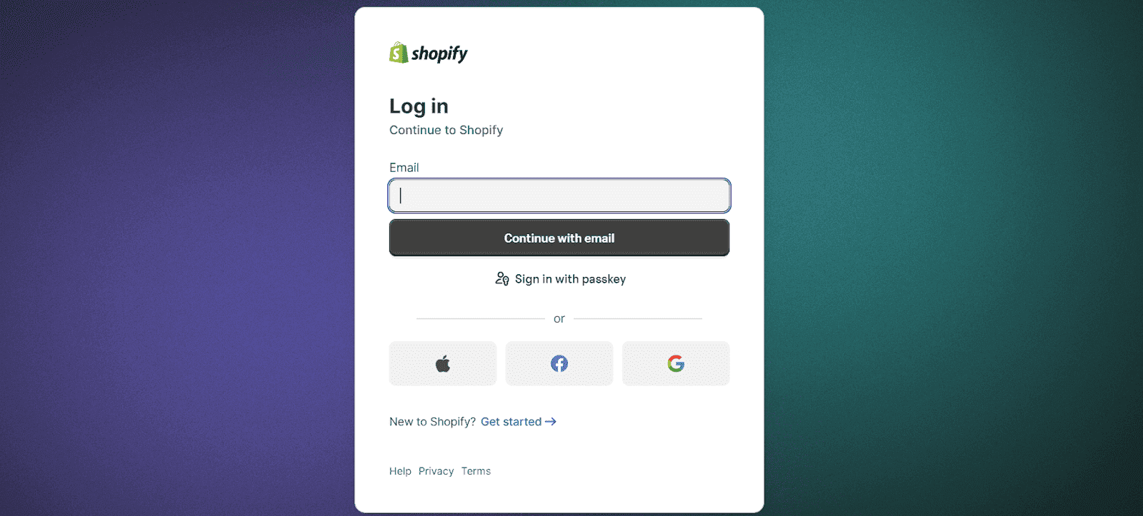 Log In to Your Shopify Account